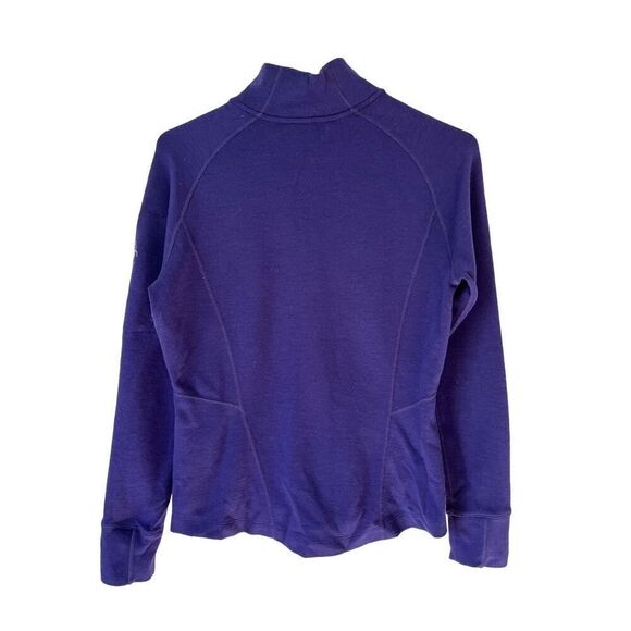 Smartwool Women's Full Zip Sweater Jacket Purple Blue size Small - Picture 2 of 7